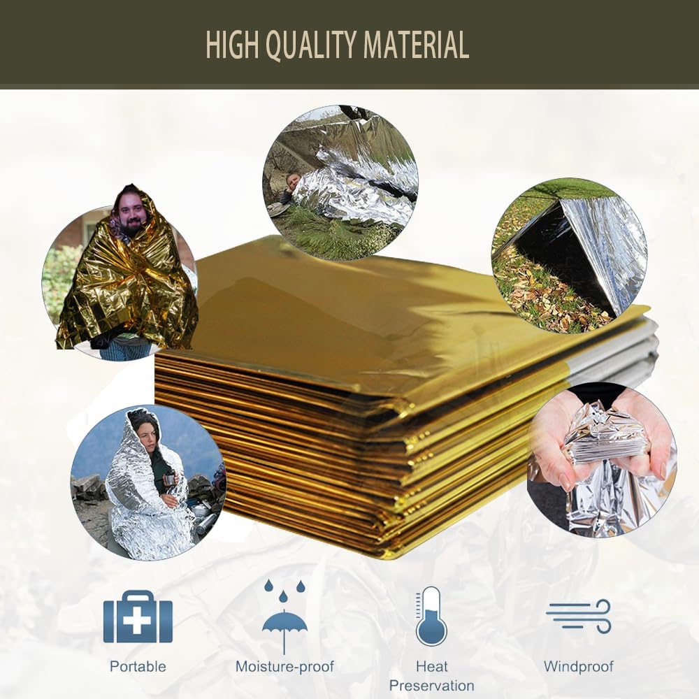 MEDRESQ avarinė antklodė 4vnt