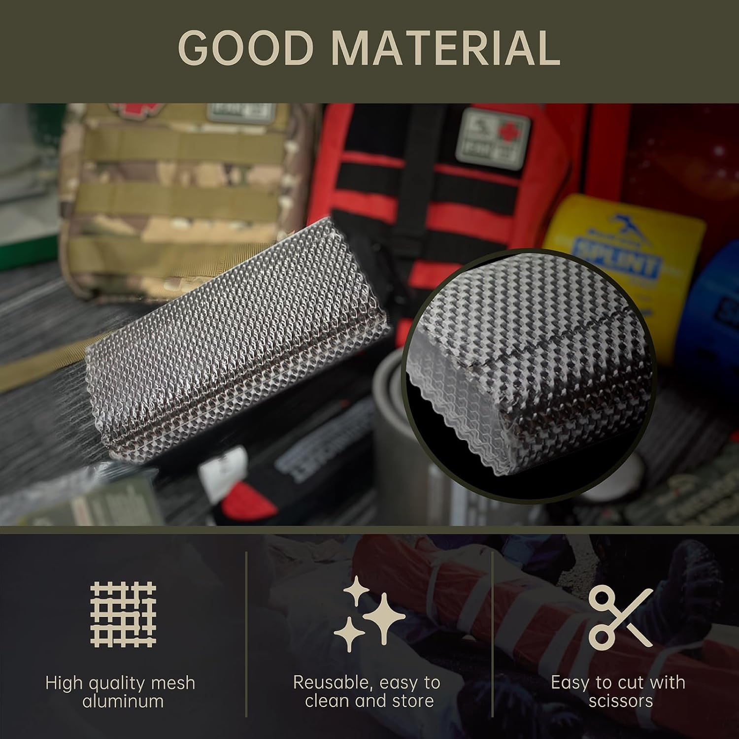 MEDRESQ vielos įtvaras 6 vnt