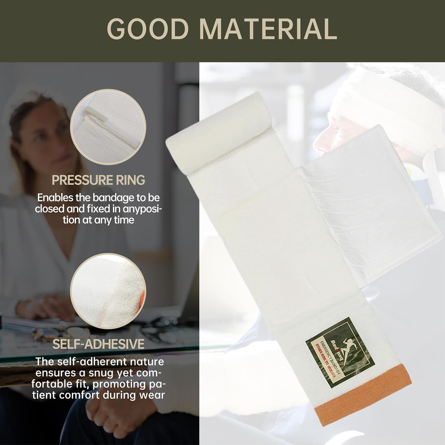 MEDRESQ avarinis tvarstis 2vnt