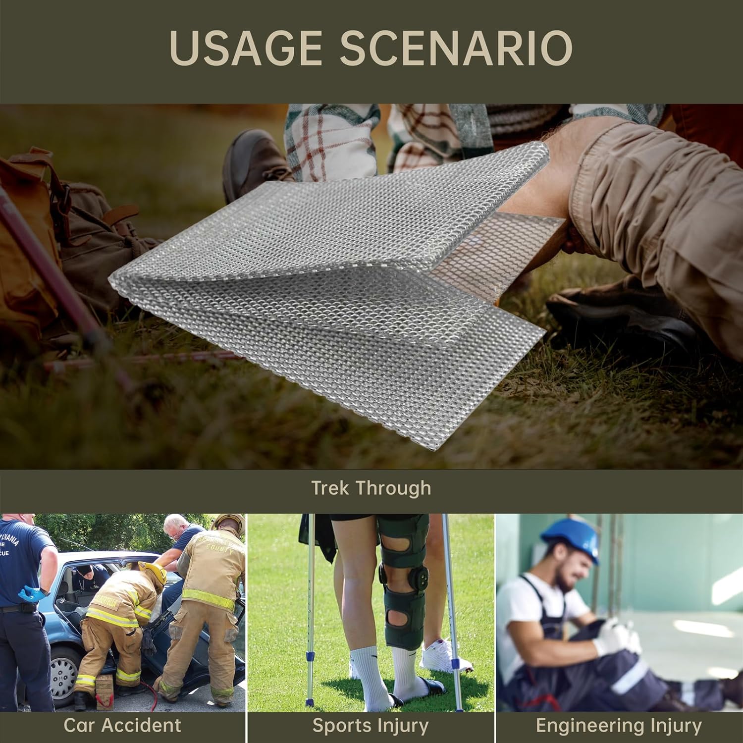 MEDRESQ vielos įtvaras 6 vnt