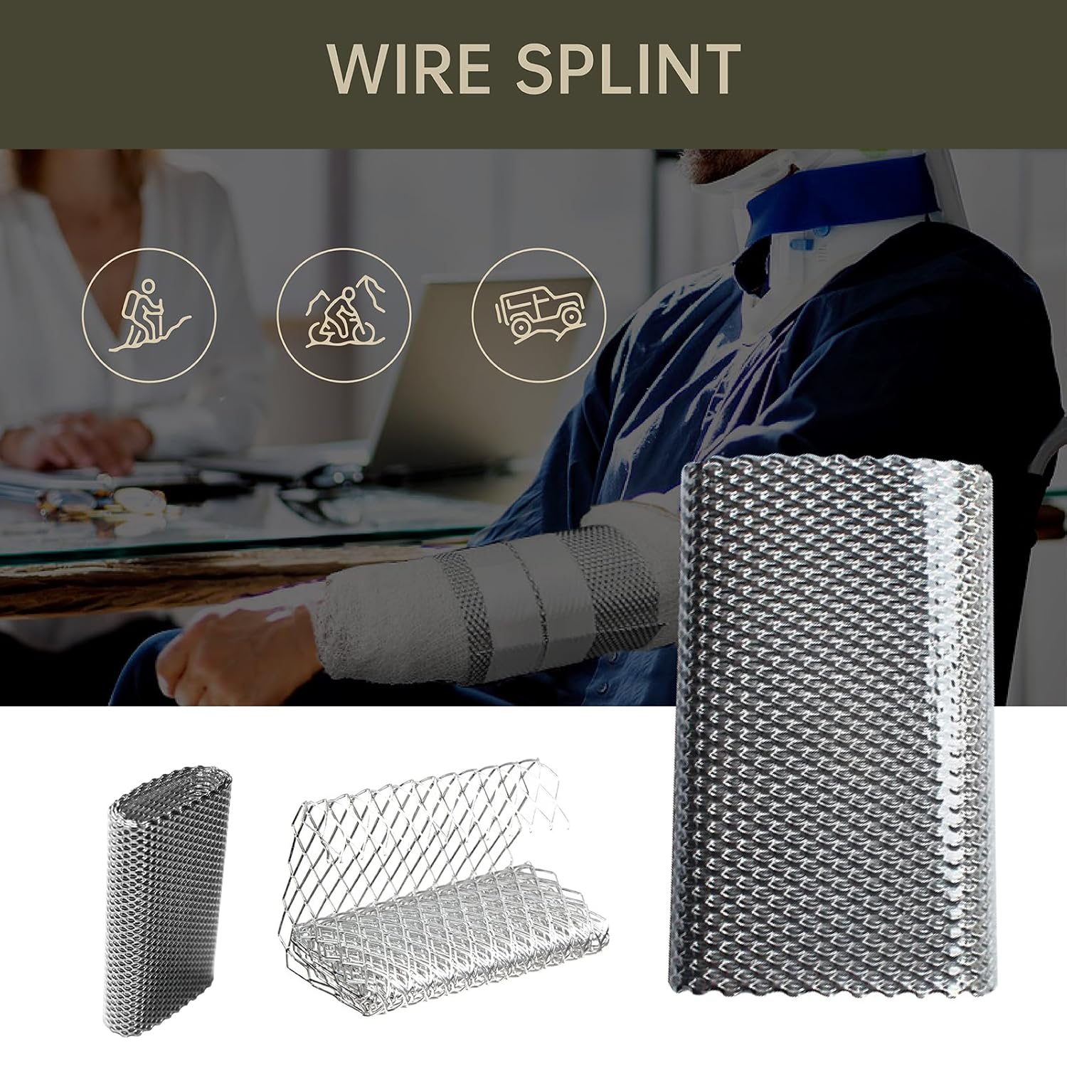 MEDRESQ vielos įtvaras 6 vnt